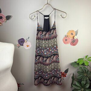 Bo Bel Paisley Print Mini Dress - Size - Small